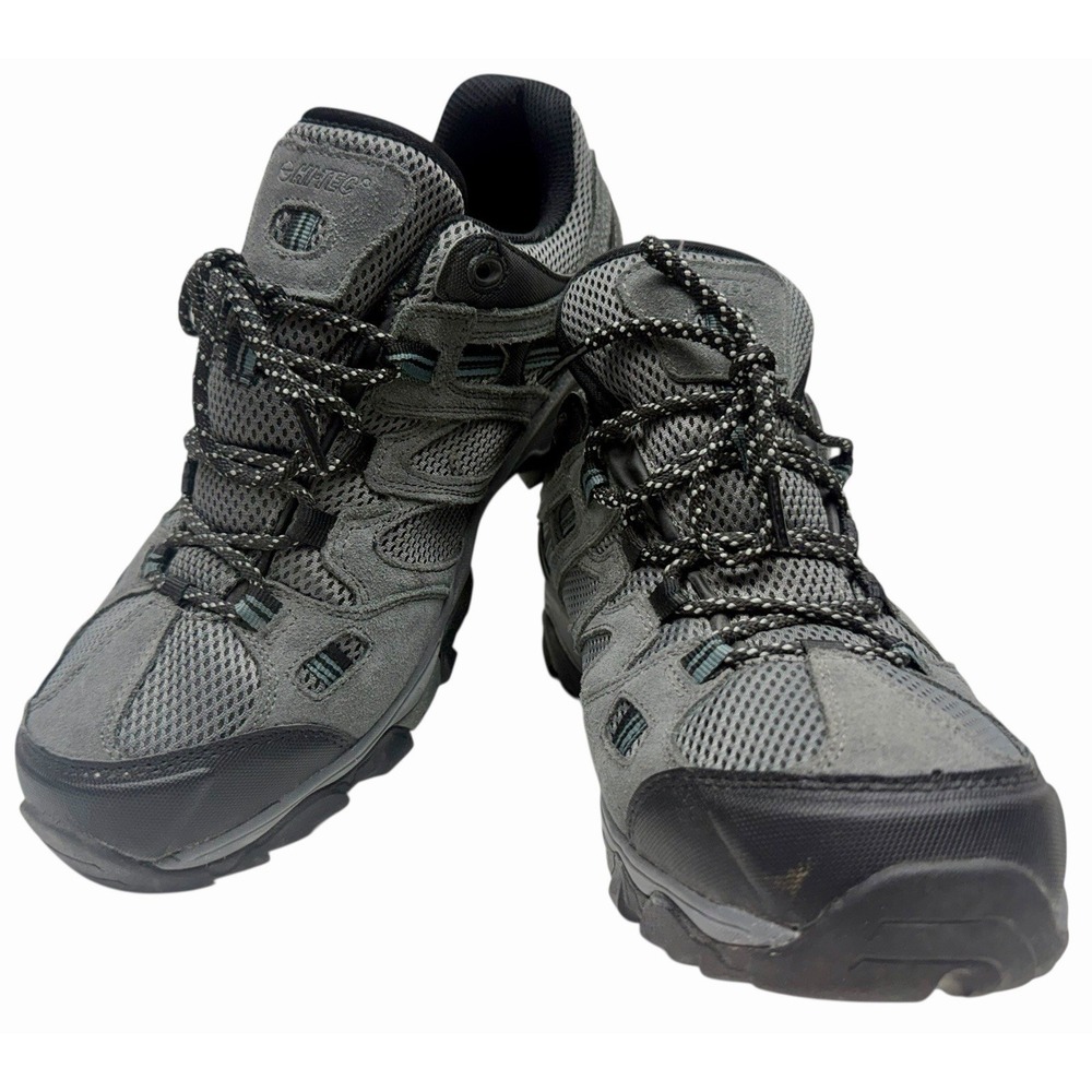 HI-TEC JASON 53117W /82062 Men's Low Hikers, Grey, Size 9.5 W